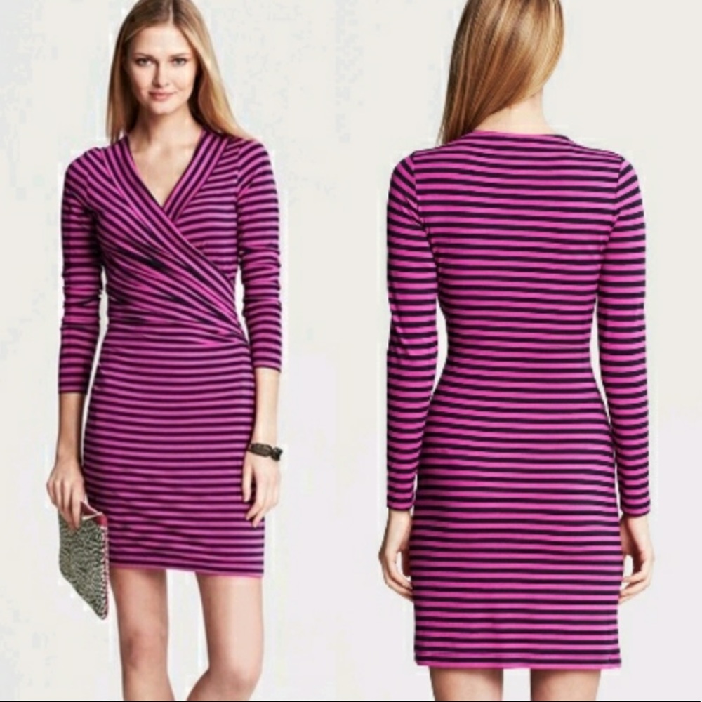 Banana Republic Women’s Knit Dress Stripe Size S